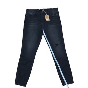 NWT KUT From The Kloth Women Connie High Rise Fab AB Ankle Skinny Jeans Black 14